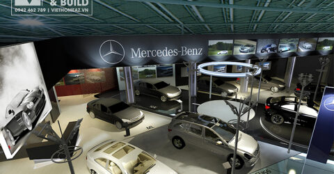 Thiết Kế Showroom Ô Tô Mercedes